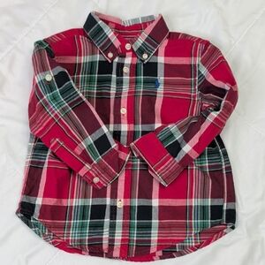 Polo by Ralph Lauren Kids Checkered Shirt - Red, Green, and Black
